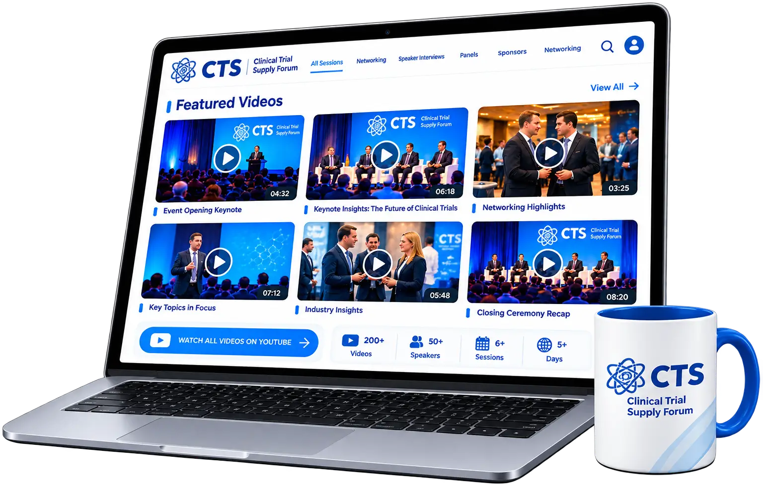 cts EU videos on laptop