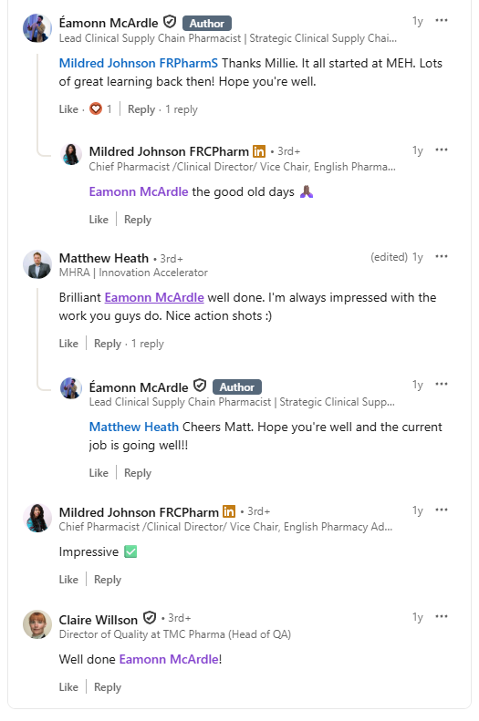 Comments for Eamonn McArdle